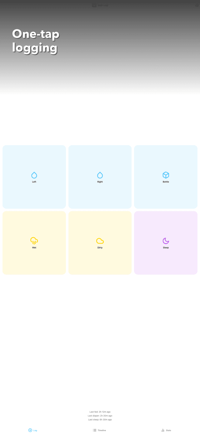 Isak Log App Screenshot